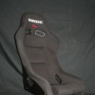 SINGLE BRIDE VIOS 3 STYLE BUCKET RACING SEAT LOW MAX BLACK FRP PLAIN BLACK