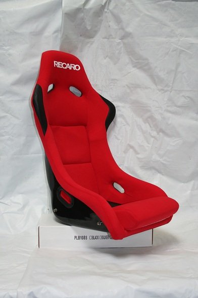 *SINGLE* Recaro SPG Red Plain Cloth / Black FRP Shell