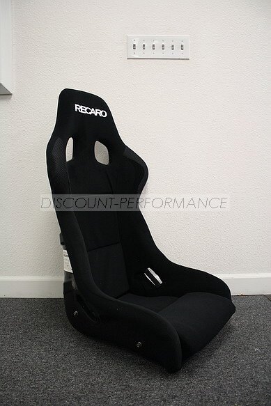 *PAIR* Recaro SPG XL BLACK Plain Cloth / Black FRP Shell