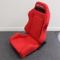 *PAIR* RECARO SR3 RED  Cloth