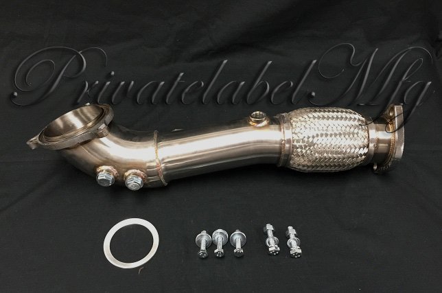 Private Label MFG Power Driven DOWNPIPE -FORD FIESTA 2014+