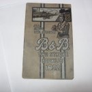1922 B & B TWO STROKE BOOKLET-ALL ABOUT TWO STROKES-Vintage Motorcycle