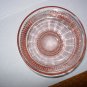 ANCHOR HOCKING CORONATION PINK DEPRESSION CUPS &SHERBET
