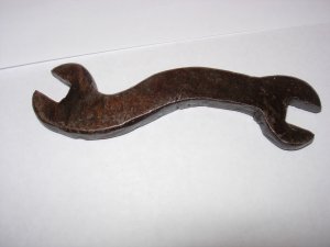Antique Blacksmith Made S Wrench