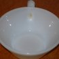 Anchor Hocking-Fire King Milk Glass Handled Soup Bowl