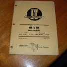 IT Oliver Cockshutt 2050 2150 Shop Manual copyright 1970