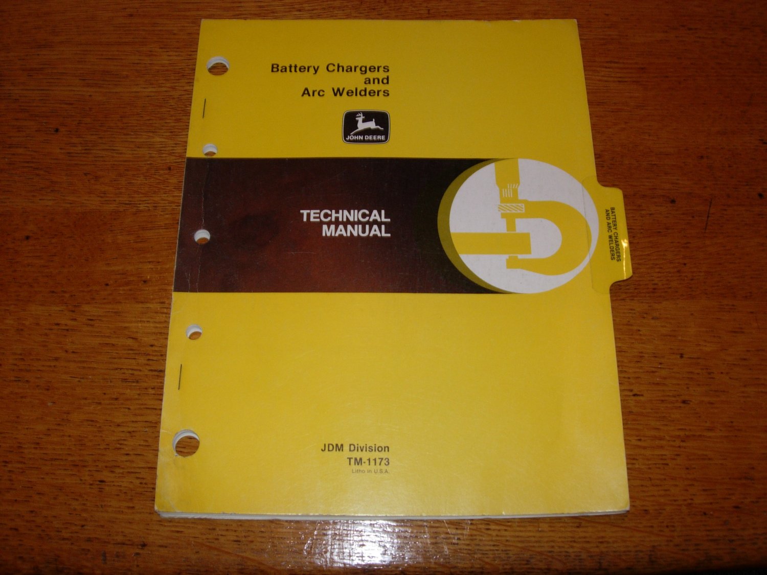 John Deere Battery Chargers and Arc Welders Technical Manual TM1173