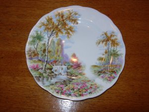 Royal Standard Bone China Plate The Old Mill Stream