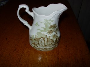 J.& G. Meakin Creamer,Romantic England, Ironstone