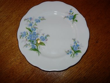 Vintage Royal Albert Forget Me Not Desert Plate
