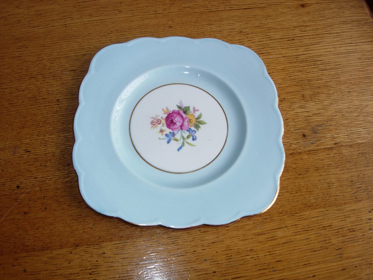 Royal Grafton Bone China Salad Plate With Rose Pattern