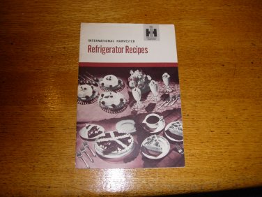 1950 IH International Harvester Refrigerator Recipe Book