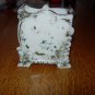 Vintage Early Opaque Milk Glass Playing Card Holder