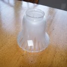 Vintage 5" Frosted Glass Bell Shaped Lamp Shade