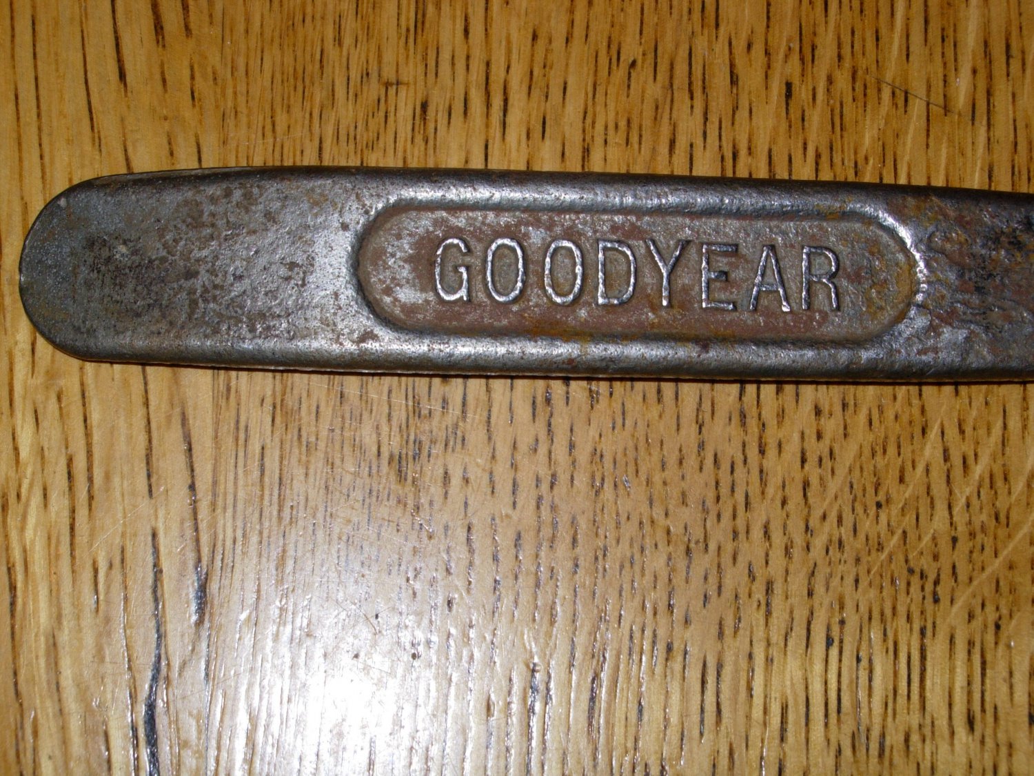 vintage 9 Inch Goodyear Tire Spoon Tool Stamped Goodyear
