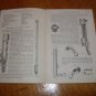 Description and Rules for the Management of the US Magazine Rifle Model 1903, 30 caliber
