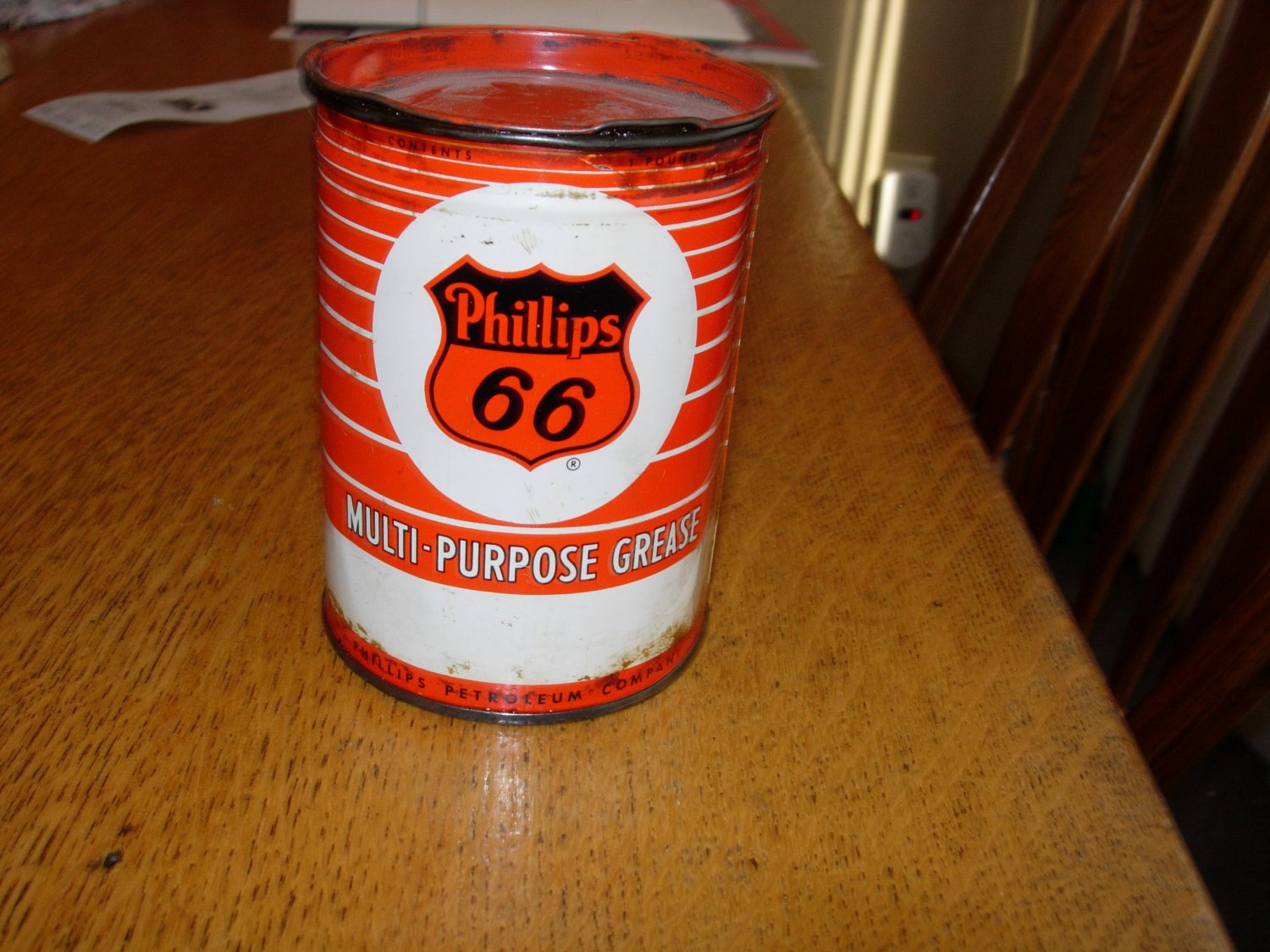 Vintage Phillips 66  Multi-Purpose 1 lb Grease Can