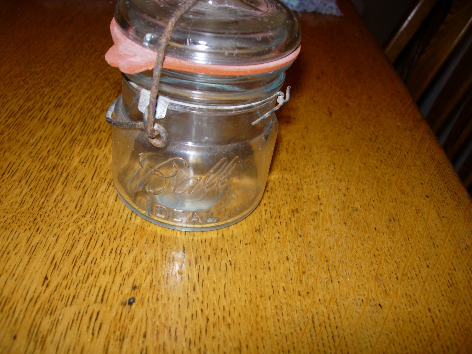 Vintage Clear Ball Ideal 1/2 Pint Jar
