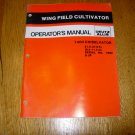 Deutz Allis 1400 Chiselvator Wing Field Cultivator Owner's Operator's Manual.