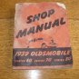 1939  Original Oldsmobile Shop Manual Series 60 - 70 - 80