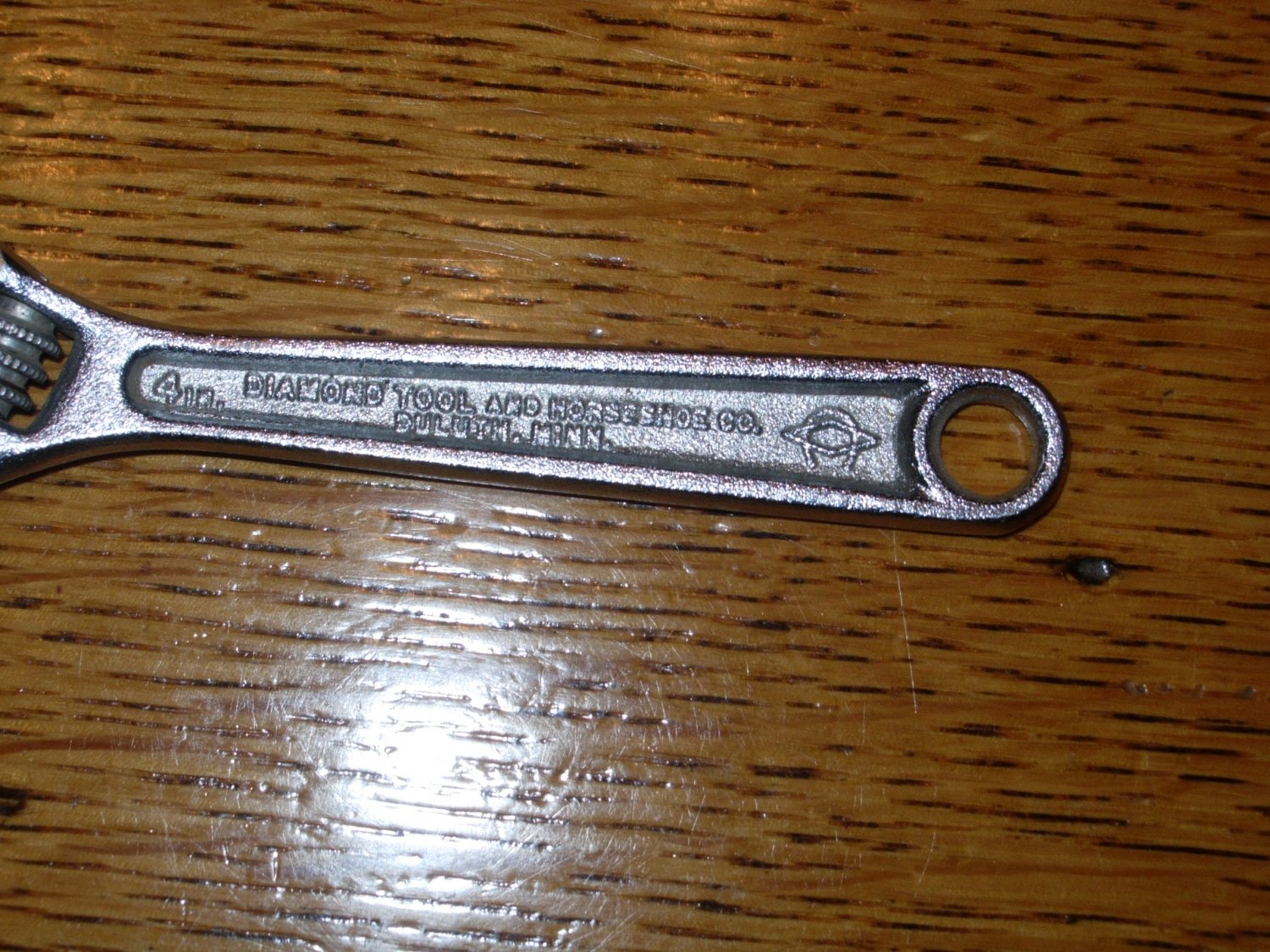 Vintage Diamond Tool & Horseshoe Co. 4" Adjustable Crescent Wrench