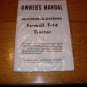 McCormick-Farmall F14 Owners Manual still in original wrapper