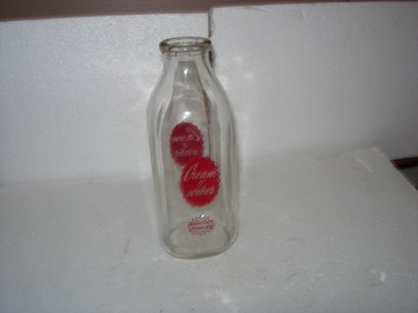 Cream O' Weber Milk Bottle Ogden, Utah