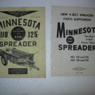 Minnesota 110 Spreader Owners Manual-Parts List