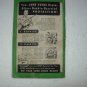 John Deere 490 Corn Planter Operators Manual with Blue Ribbon Card.