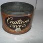 Captains Fancy Brown Coffee 1 lb Can 1958