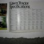 1984 John Deere Riding Mower and Lawn Tractor Brochure
