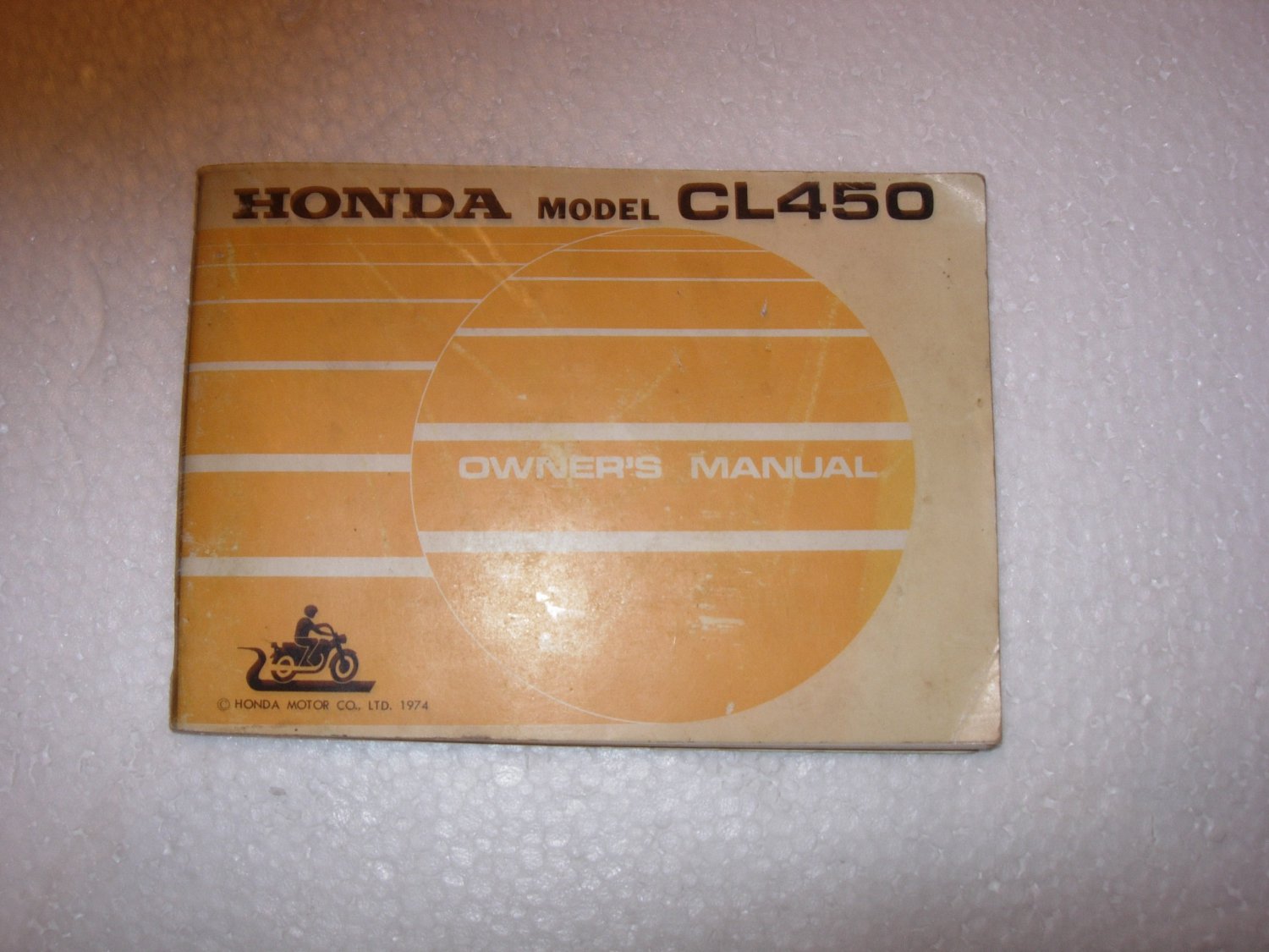 1974 Honda CL450 Owners Manual