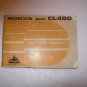 1974 Honda CL450 Owners Manual