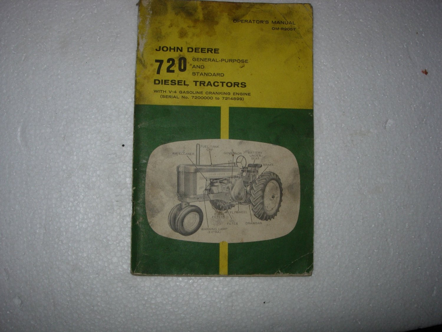 John Deere 720 Diesel Tractor Operators Manual