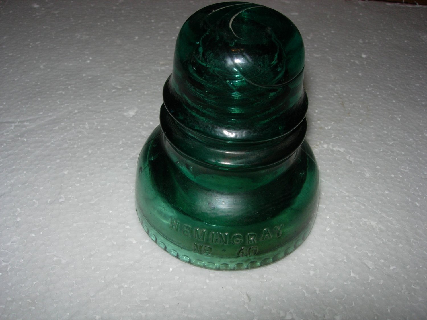 Hemingray No 40 Glass Insulator PAT date May 2 1893