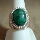 Rough Emerald Sterling Silver/Copper Ring
