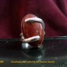Red Jasper Sterling Silver Ring