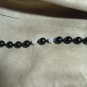 Black Onyx Glass Bead Bracelet