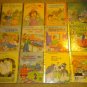 Set of 12 Vintage Little Golden Books: Cats Flying Scuffy ABC Animal Quiz Book