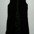 Unique Full Length Women's Fuzzy Black Matrix Dress Cape Outfit, 42 Inches Long