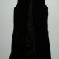 Unique Full Length Women's Fuzzy Black Matrix Dress Cape Outfit, 42 Inches Long