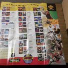 Vintage SEGA Genesis / Electronic Arts Old School Video Game Retro Poster NICE