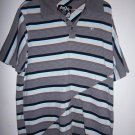 RIP CURL Casual Men's Skate Surf Striped Polo Surfer Shirt, Size XL Extra Large
