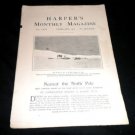 Antique Harper's Monthly Magazine February 1907 "Nearest the North Pole" Vintage