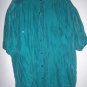 Structure Green 100% Silk Button Down Dress Shirt. Men's Size Small S Pre-owned