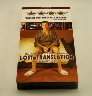 Lost in Translation (VHS, 2004) Bill Murray, Scarlett Johansson, Sofia Coppola