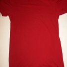 Heritage 1981 Basic Solid Red Long T-Shirt Classic Top, Women's Size Small S EUC