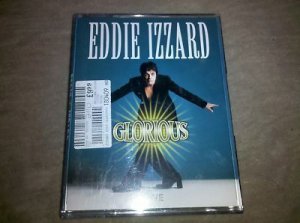 Eddie Izzard "Glorious" Live Comedy Album RARE UK IMPORT 2 Audio Cassette Tapes