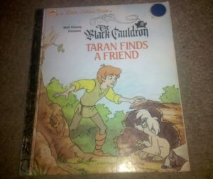 Walt Disney's The Black Cauldron Taran Finds a Friend Little Golden Book #105-54
