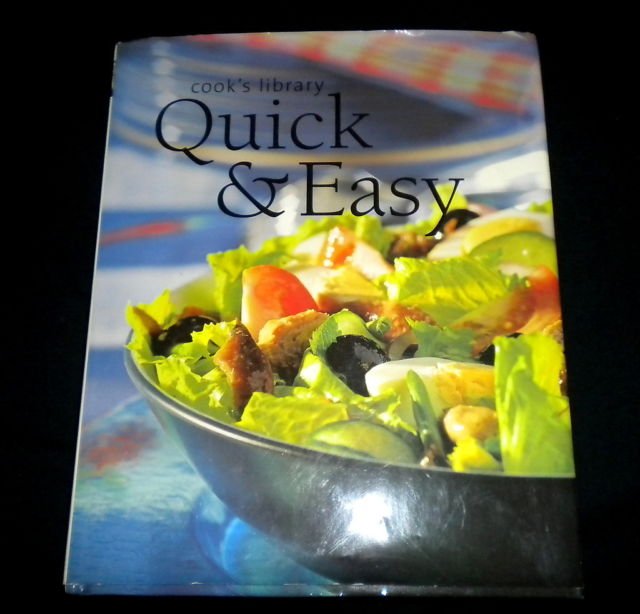 Cook's Library Quick & Easy Meals Cookbook, Paragon Publishing (Hardcover)
